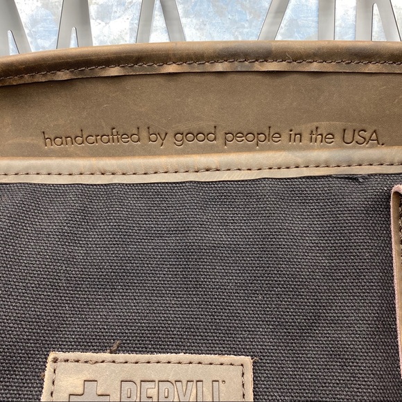 Beryll Black & Brown Canvas Leather Tote with studded design - Picture 12 of 17